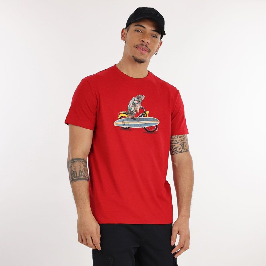 Oxbow Tee-Shirt | Tee-Shirt Techak - Deep Red