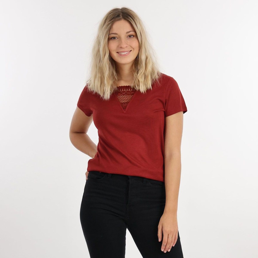 Oxbow Tee-Shirt, Debardeur | Top Tia - Grenat