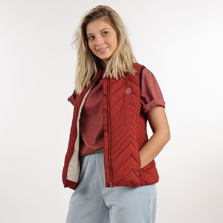 Oxbow Veste | Doudoune Juna - Grenat